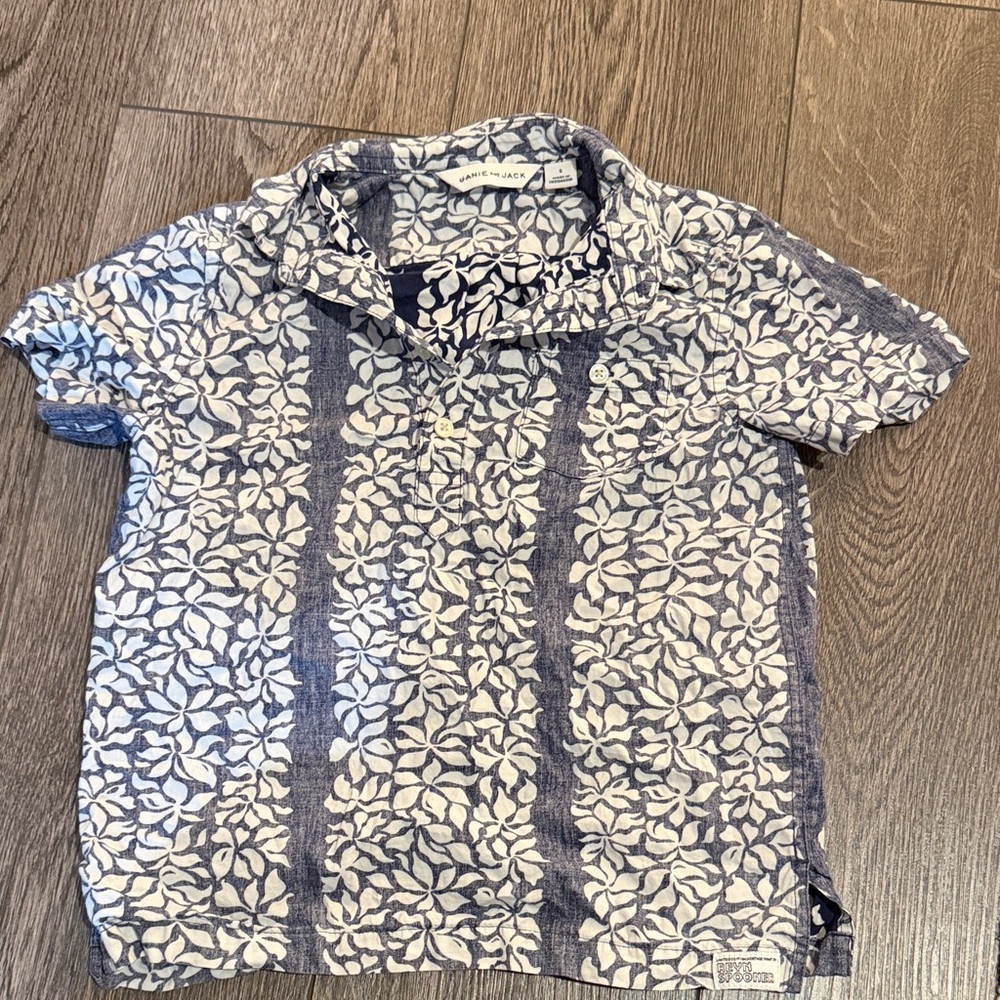 Janie & Jack‎ boys Hawaiian style shirt 5